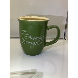 Abbey Press You Are An Amazing Woman Coffee Mug Cup Green Proverbs 31: 29